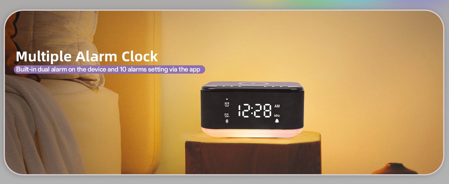 A21B FM Alarm Clock Speaker Detail 2
