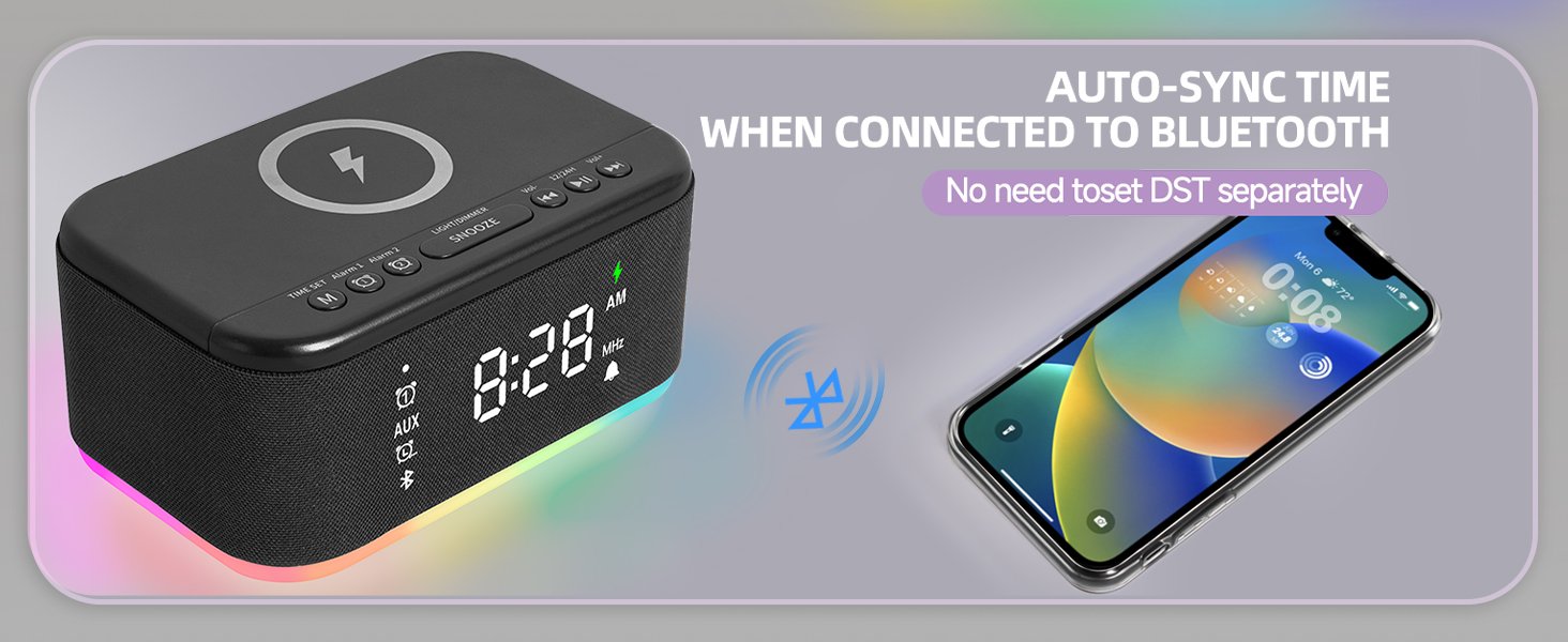 A21B FM Alarm Clock Speaker Detail 4