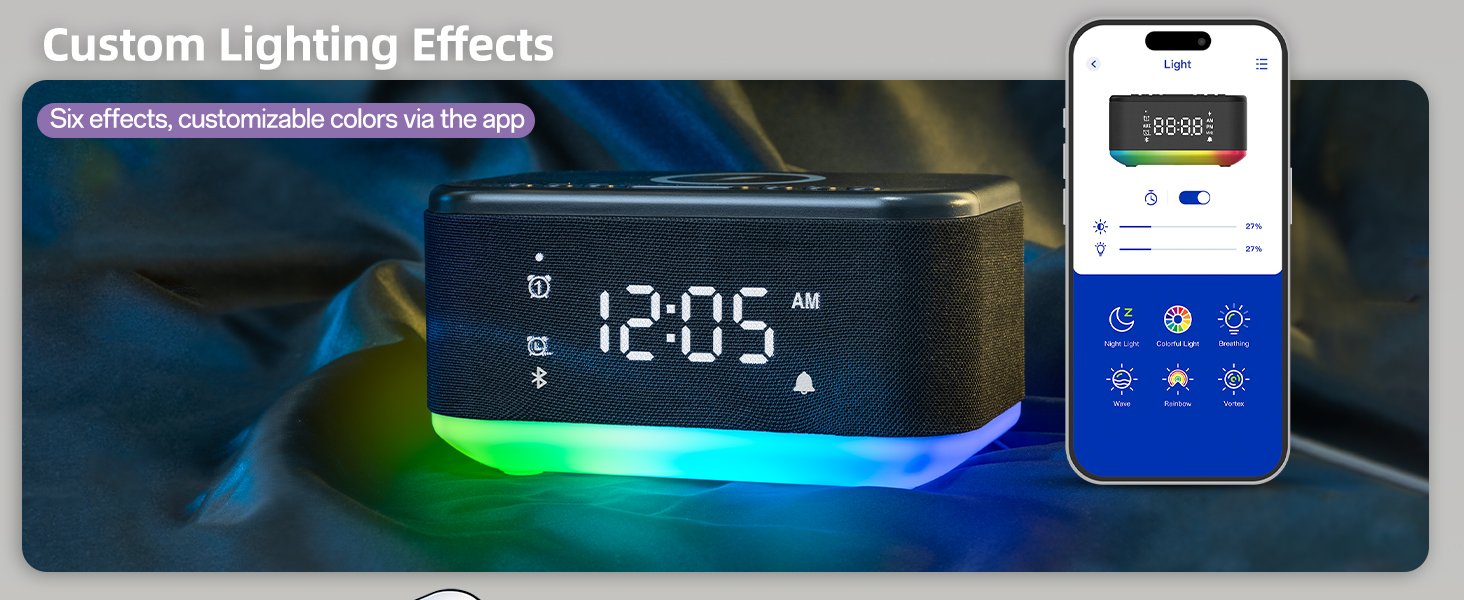 A21B FM Alarm Clock Speaker Detail 8