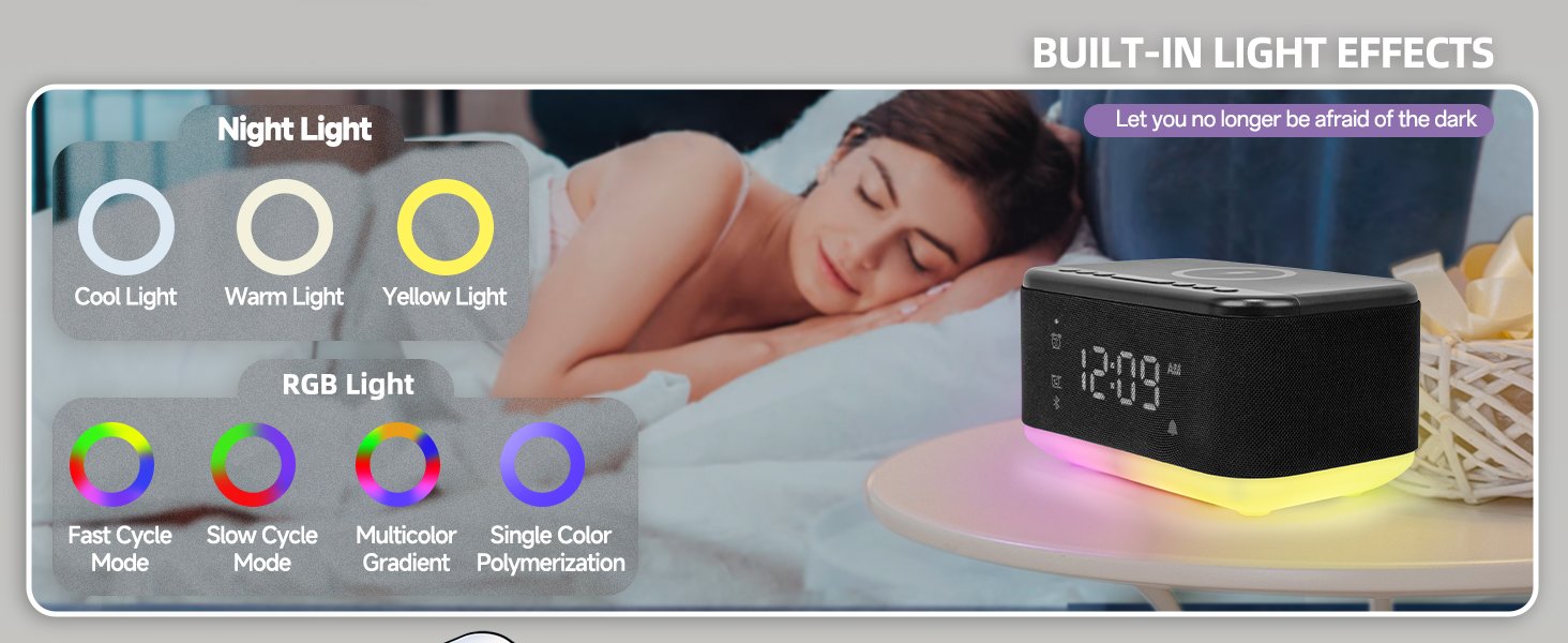 A21B FM Alarm Clock Speaker Detail 9